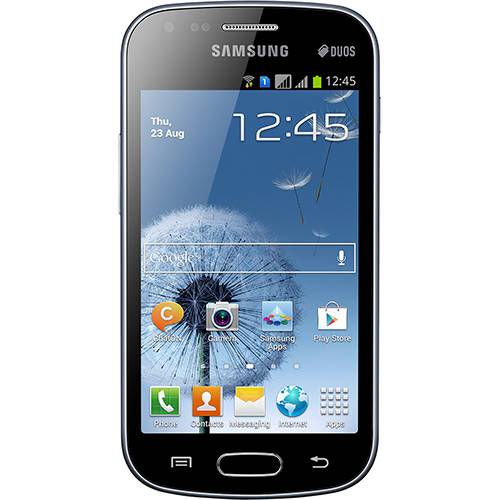 Smartphone Dual Chip Samsung Galaxy S Duos Desbloqueado Preto Android 4.0 Câmera 5MP 3G Wi-Fi Memória Interna de 3GB é bom? Vale a pena?