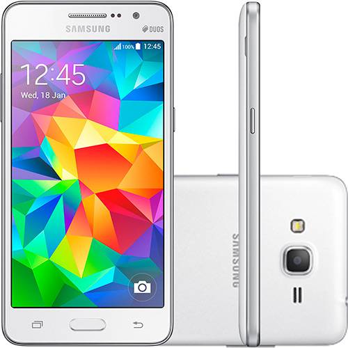 Smartphone Galaxy Gran Prime Duos Chip Desbloqueado Oi Android 4.4 Tela 5" 8GB 3G Wi-Fi Câmera 8MP - Branco é bom? Vale a pena?