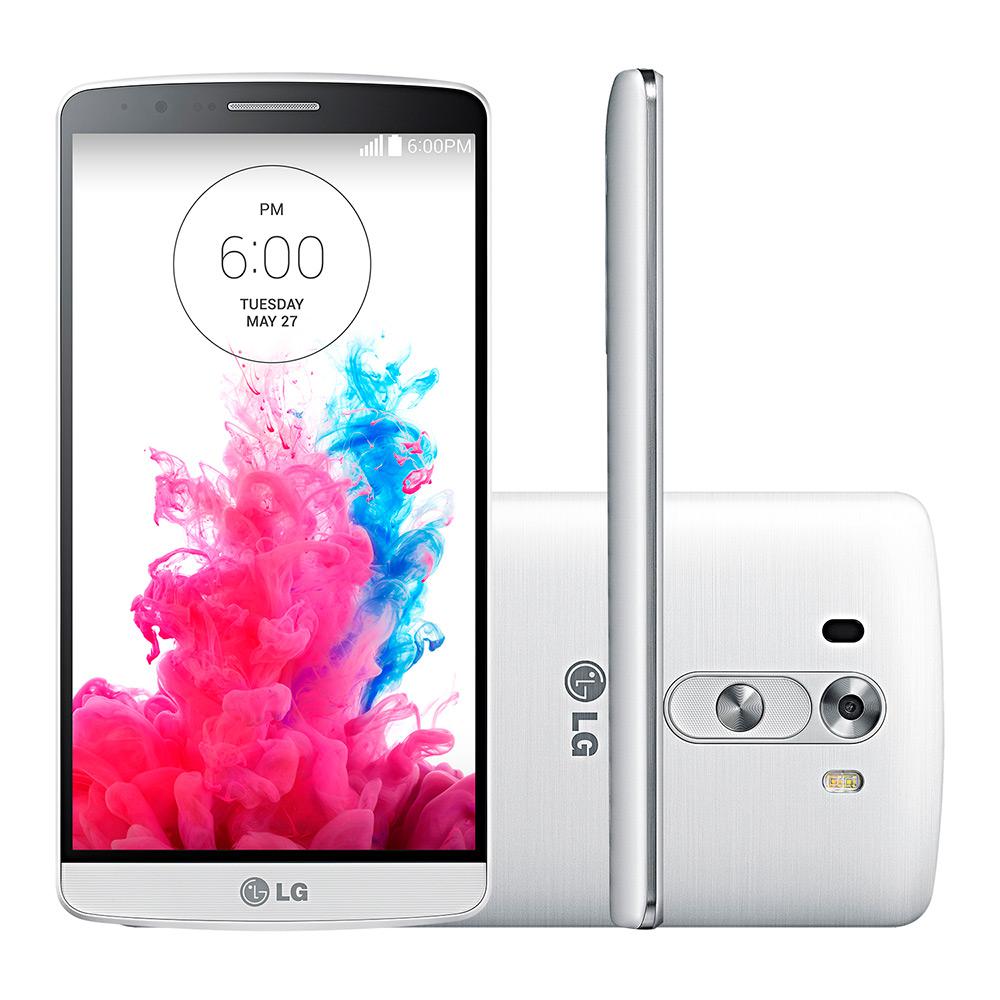 Smartphone LG G3 Desbloqueado Android 4.4 Tela 5.5" 16GB 4G Câmera 13MP Branco é bom? Vale a pena?