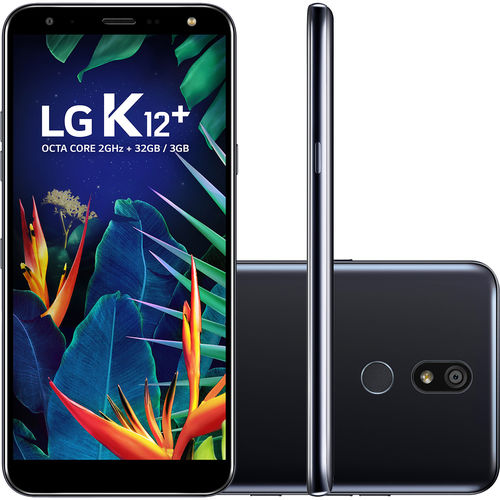 Smartphone LG K12 Plus 32GB Dual Chip Android 8.1 Oreo Tela 5,7" Octa Core 2.0GHz 4G Câmera 16MP Inteligência Artificial - Preto é bom? Vale a pena?