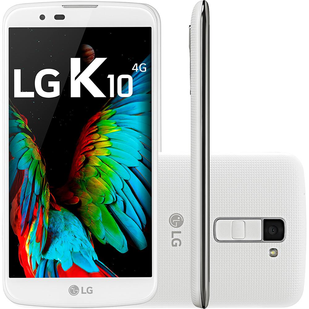 Smartphone LG K10 Dual Chip Android 6.0 Marshmallow Tela 5.3" 16GB 4G Câmera 13MP TV Digital - Branco é bom? Vale a pena?