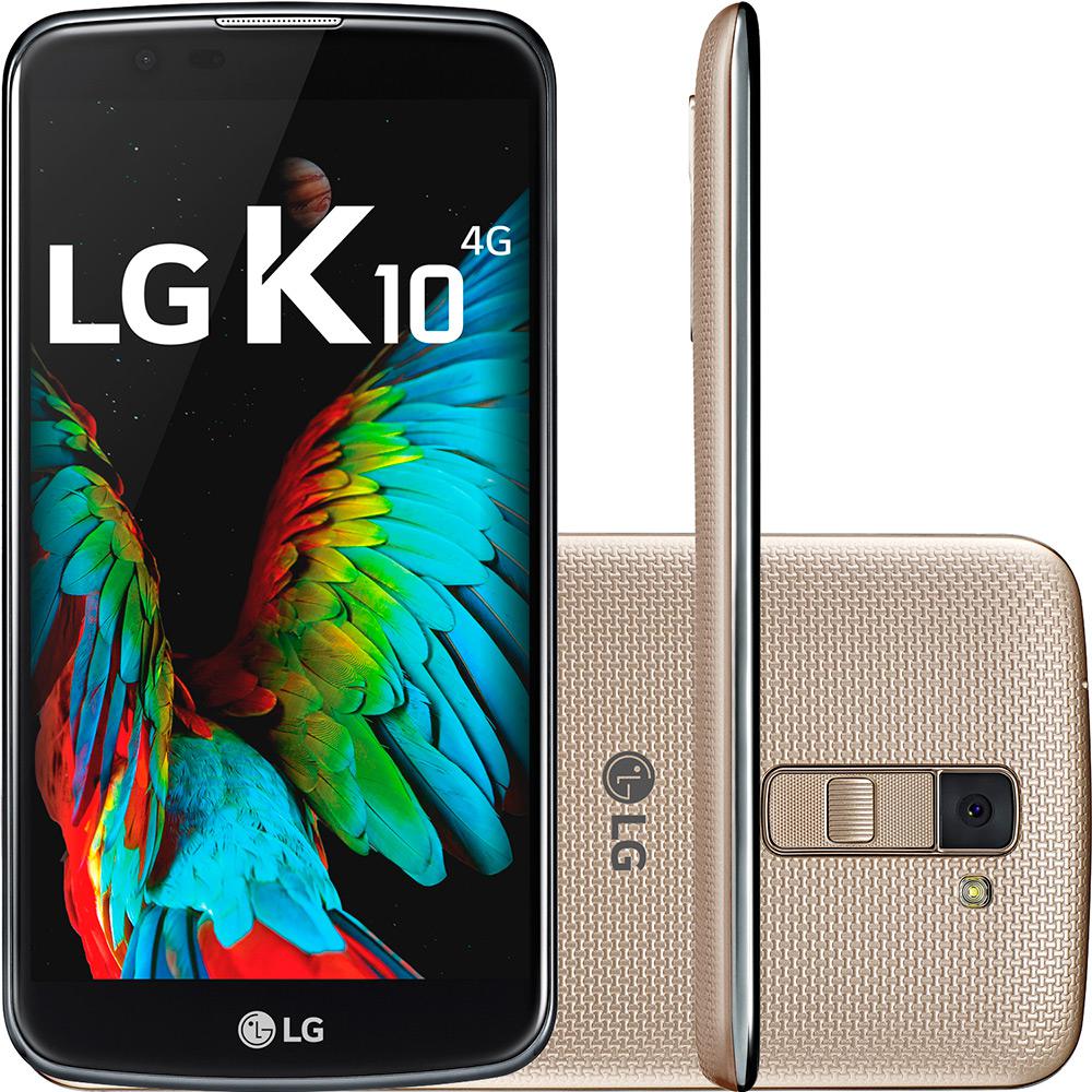 Smartphone LG K10 Dual Chip Desbloqueado Oi Android 6.0 Tela 5.3" 16GB 4G Câmera 13MP - Dourado é bom? Vale a pena?