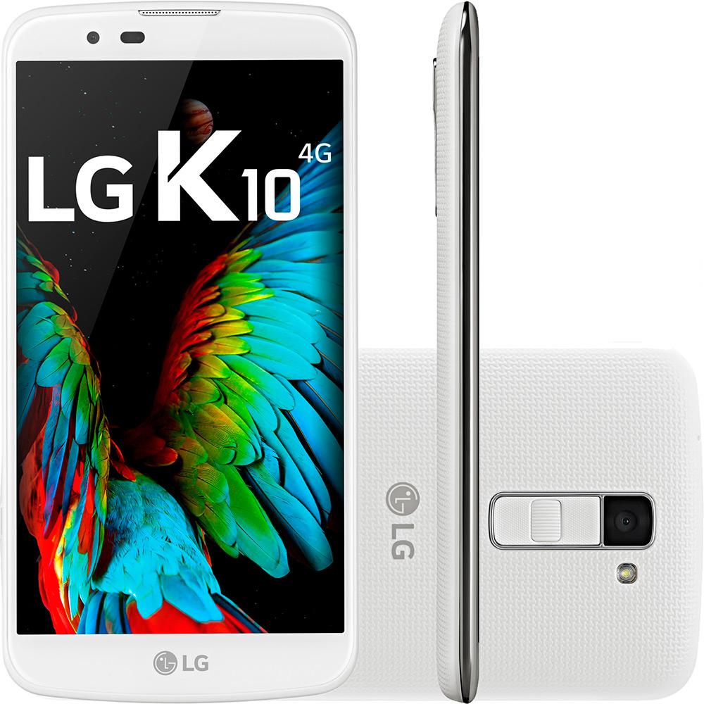 Smartphone LG K10 Dual Chip Desbloqueado Oi Android 6.0 Tela 5.3" 16GB 4G Câmera 13MP - Branco é bom? Vale a pena?