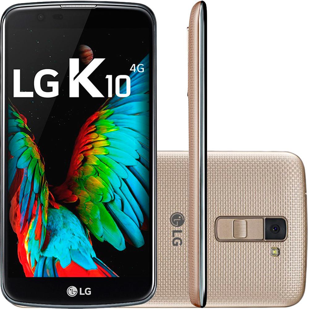 Smartphone LG K10 Dual Chip Desbloqueado Tim Android 6.0 Tela 5.3" 16GB 4G Câmera de 13MP - Dourado é bom? Vale a pena?