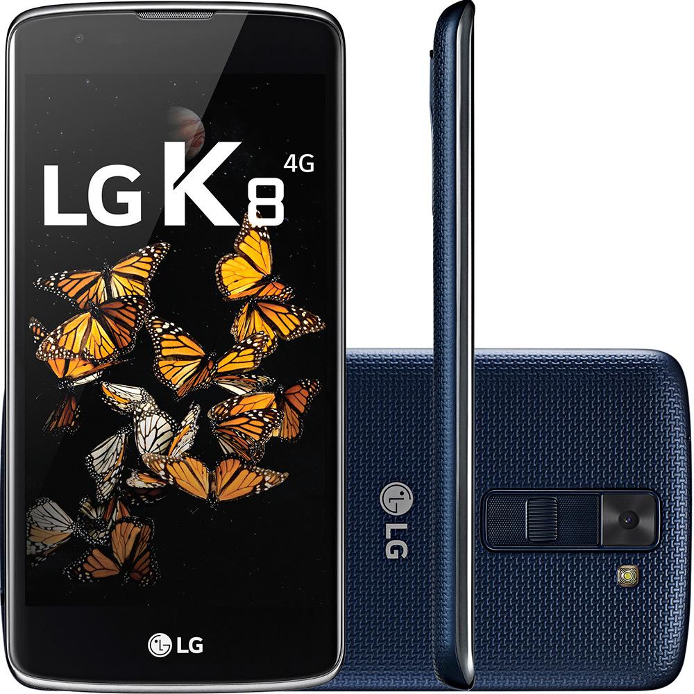 Smartphone LG K350DS K8 Dual Chip Desbloqueado Oi Android Tela 5" 16GB 4G Câmera 8MP - Índigo Blue é bom? Vale a pena?