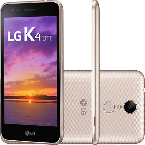 Smartphone LG K4 Lite Dual Chip Android 6.0 Tela 5.0" Quadcore 1.1GHz 8GB 4G Câmera 5MP - Dourado é bom? Vale a pena?