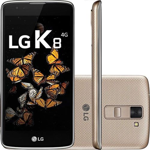 Smartphone Lg K8 8gb Tela 5 Polegadas Câmera 16mp 4g K350z Cartão de Memória 16gb Dourado é bom? Vale a pena?
