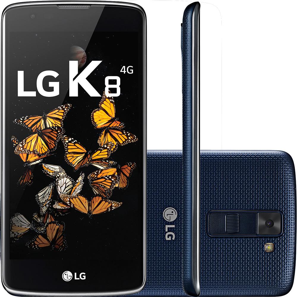 Smartphone LG K8 Dual Chip Android 6.0 Tela 5" 16GB 4G Câmera de 8MP - Indigo é bom? Vale a pena?