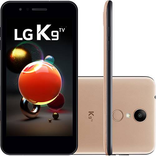 Smartphone LG K9 TV Dual Chip Android 7.0 Tela 5" Quad Core 1.3 Ghz 16GB 4G Câmera 8MP - Dourado é bom? Vale a pena?