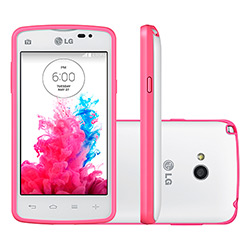 Smartphone LG L50 Sporty TV Dual Chip Desbloqueado Android 4.4 Kit Kat Tela 4" 4GB 3G Wi-Fi Câmera 5MP - Branco e Rosa é bom? Vale a pena?