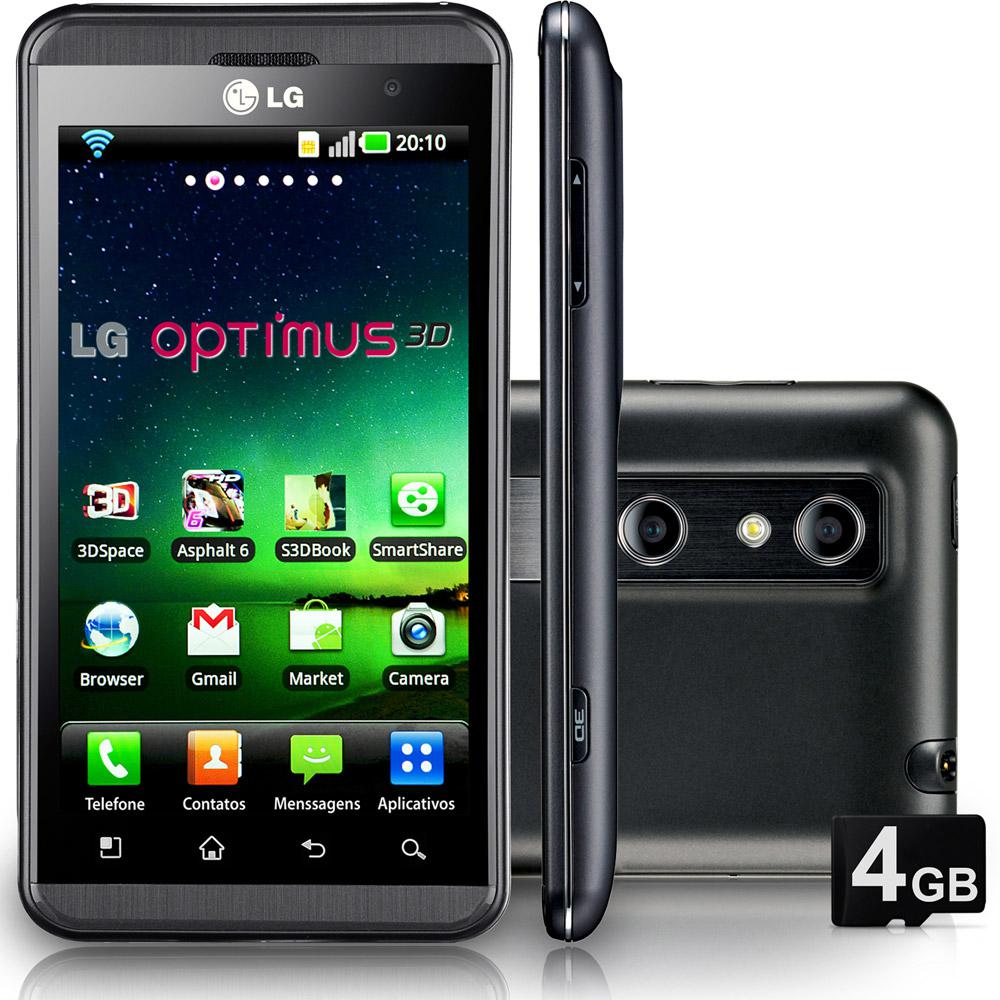 Smartphone LG OpTimus 3D P920 Android Tela 4.3" 8GB 3G Wi-Fi Câmera 5MP - Preto é bom? Vale a pena?