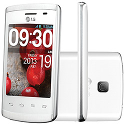 Smartphone LG Optimus L1 II E410 Desbloqueado Claro Branco Android 4.1, 3G, Câmera 2MP, Memória Interna 4GB, GPS é bom? Vale a pena?