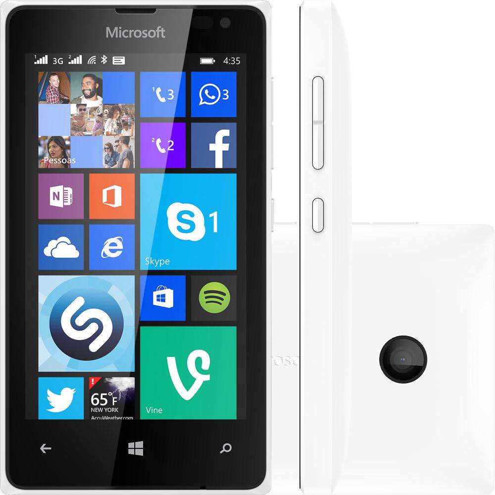 Smartphone Microsoft Lumia 435 DTV Dual Chip Desbloqueado Windows Phone 8.1 Tela 4" 8GB 3G Wi-Fi Câmera 2MP - Branco é bom? Vale a pena?
