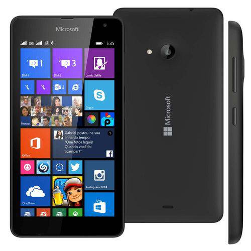 Smartphone Microsoft Lumia 535 Single Chip Desbloqueado Windows Preto é bom? Vale a pena?