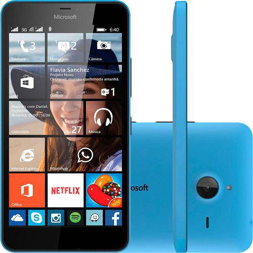 Smartphone Microsoft Lumia 640 Xl Single 3g Tela 5.7 8gb Câmera 13mp - Azul é bom? Vale a pena?