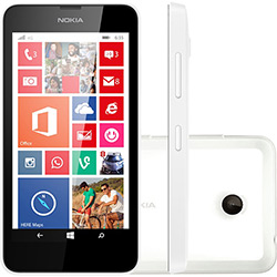 Smartphone Microsoft Nokia Lumia 635 Desbloqueado Claro Windows 8.1 Tela 4.5" 8GB 4G 5MP - Branco é bom? Vale a pena?