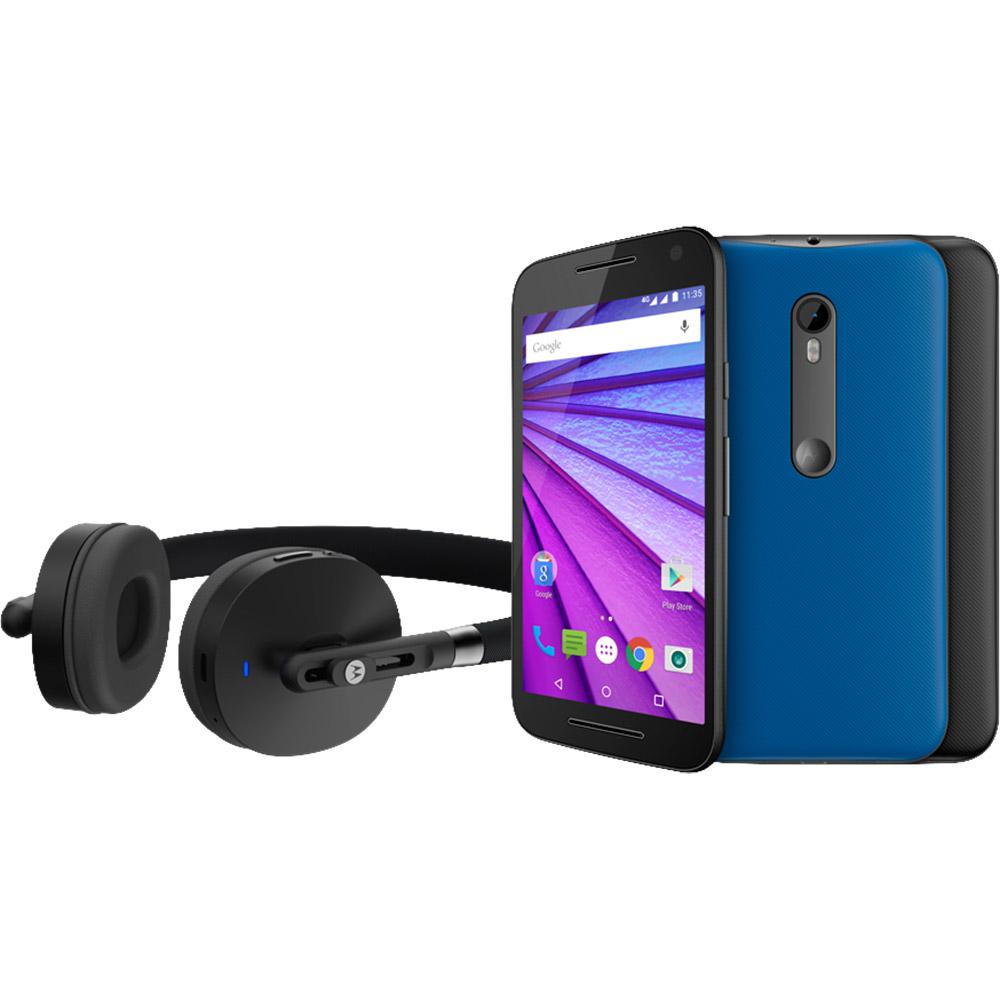 Smartphone Moto G (3ª Geração) Edição Especial Music Dual Chip Android 5.1 Tela 5" 16GB 4G Câmera 13MP + Fone Sem Fio Bluetooth - Preto é bom? Vale a pena?