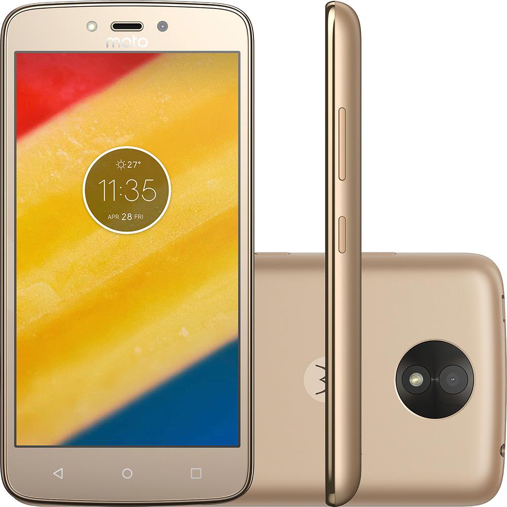 Smartphone Motorola Moto C Plus Dual Chip Android 7.0 Nougat Tela 5" Quad-Core 1.3GHz 8GB 4G Câmera 8MP - Ouro é bom? Vale a pena?