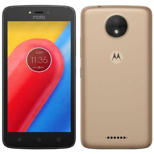 Smartphone Motorola Moto C Xt1754 5.0" 16gb 5mp+2mp Dourado é bom? Vale a pena?