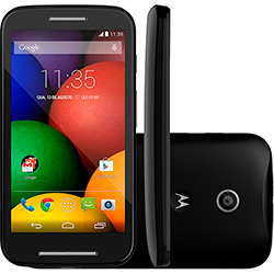 Smartphone Motorola Moto e Desbloqueado Preto Android 4.4 3G Wi-Fi Câmera 5MP 4GB GPS é bom? Vale a pena?