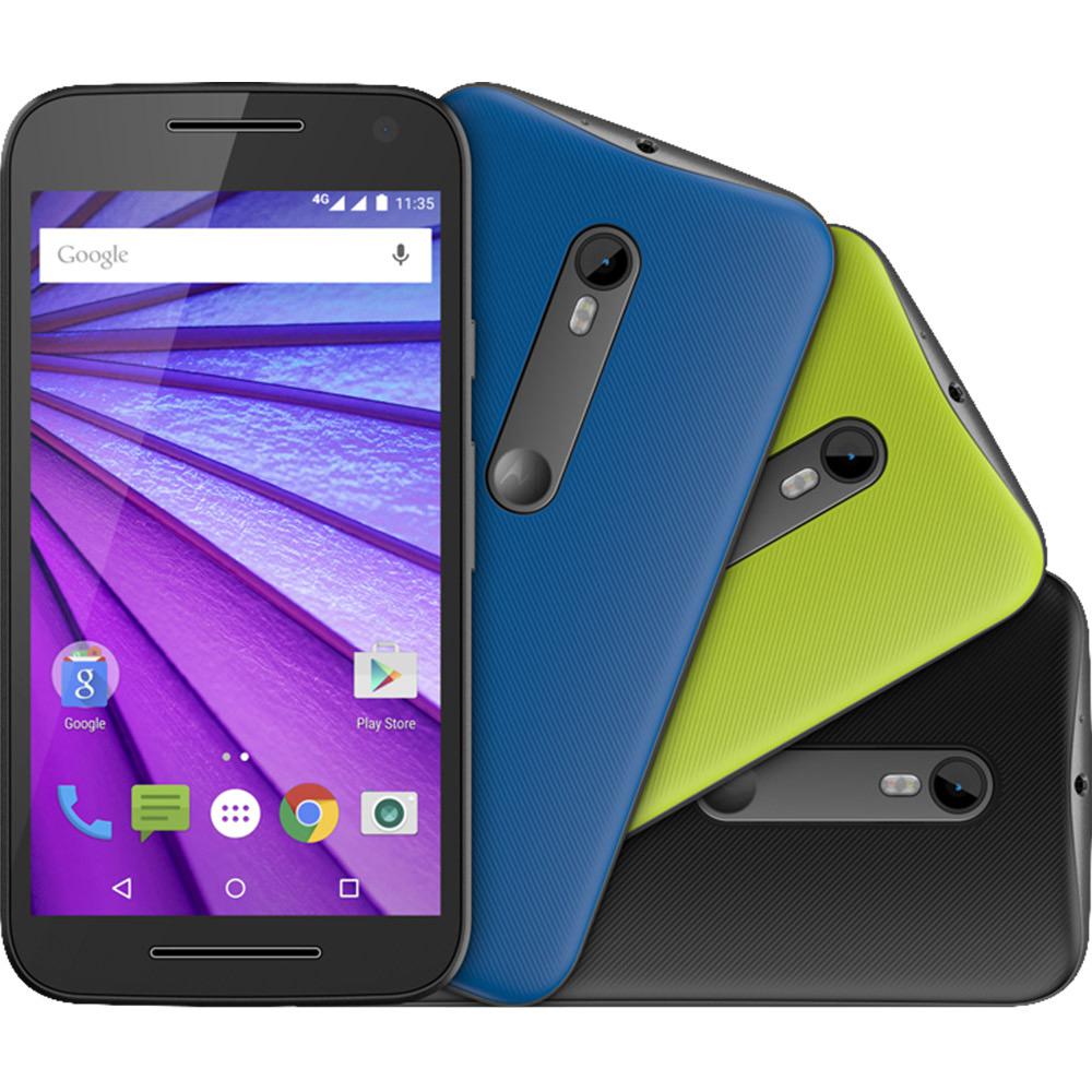 Smartphone Motorola Moto G (3ª Geração) Colors HDTV Dual Chip Android 5.1 Tela 5" 16GB 4G Câmera 13MP - Preto + 2 Capas é bom? Vale a pena?