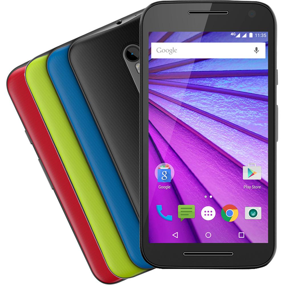 Smartphone Motorola Moto G (3ª Geração) Colors HDTV Edição Especial Dual Chip Android Tela 5" 16GB 4G Câmera 13MP - Preto + 1 Capa Cherry é bom? Vale a pena?