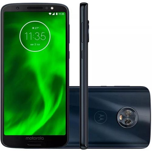 Smartphone Motorola Moto G6 XT1925 3GB+32GB LTE Dual Sim Tela Max Vision Full HD+ 5.7" Camera Dupla 12MP/5MP+8MP Sensor Digital-Azul é bom? Vale a pena?