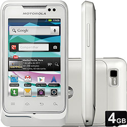 Smartphone Motorola Motosmart me XT303, Desbloqueado, Branco - Android 2.3, Tela 3.2", Câmera de 2.0MP, 3G, Wi-Fi, Memória Interna 512MB e Cartão 4GB é bom? Vale a pena?