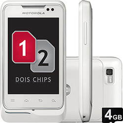 Smartphone Motorola MOTOSMART ME XT305, Desbloqueado Tim, Branco, Dual Chip - Android 2.3, Display 3.2", Touchscreen, Câmera de 2MP, Filmadora, 3G, Wi-Fi, Bluetooth, MP3 Player, Rádio FM, GPS, Memória Interna de 512MB, Cartão de Memória 4GB é bom? Vale a pena?