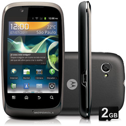 Smartphone Motorola XT531 Spice XT, Desbloqueado, Titânio, Android 2.3, Processador 800MHZ, Tela Touch 3.5", Câmera 5MP, 3G, Wi-Fi, Memória Interna 150MB e Cartão de Memória de 2GB é bom? Vale a pena?