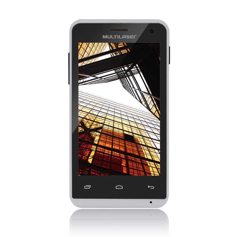 Smartphone Multilaser Ms40 Cor Branca Tela 4" Câmera 2 Mp + 5 Mp 3g Quad Core 4gb Android 4.4 - P90 é bom? Vale a pena?