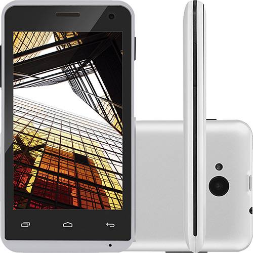 Smartphone Multilaser MS40 Dual Chip Android 4.4 Tela 4" 4GB 3G Câmera 5MP - Branco é bom? Vale a pena?