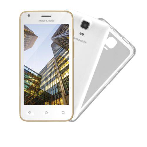 SmartPhone Multilaser MS45 S Colors Branco/Dourado - 2 Chips, Tela 4.5" IPS, Android 5.1, Q.Core, 1. é bom? Vale a pena?