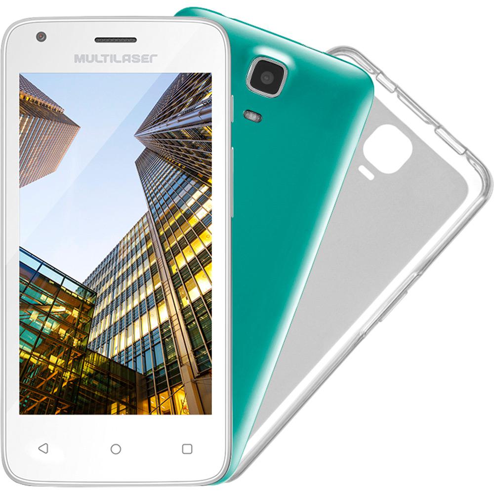 Smartphone Multilaser MS45S Dual Chip Android 5.1 Tela 4.5" 8GB Wi-Fi 3G Câmera 5MP - Branco é bom? Vale a pena?