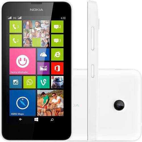 Smartphone Nokia Lumia 630 Dual - Branco é bom? Vale a pena?