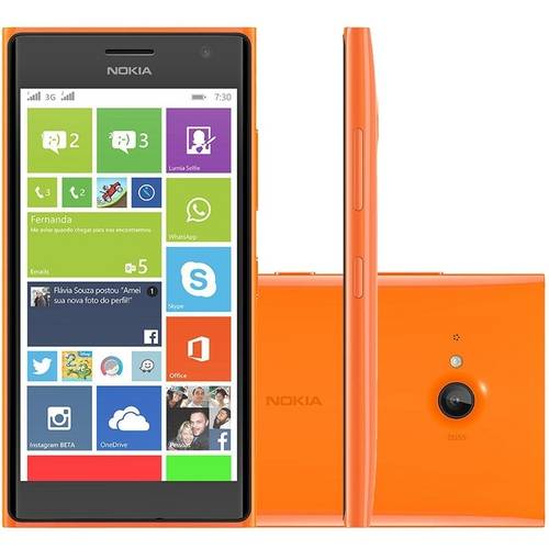 Smartphone Nokia Lumia 730 Desbloqueado Tela 4.7 Dual Chip 3g Windows Phone 8 Laranja é bom? Vale a pena?
