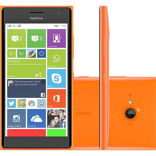Smartphone Nokia Lumia 730 Dual Chip Desbloqueado Windows Phone 8.1 Tela 4.7" 8GB 3G Wi-Fi Câmera 6.7MP - Laranja é bom? Vale a pena?