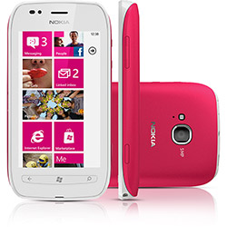 Smartphone Nokia Lumia 710 - Branco / Rosa - GSM, Tela Touch 3.7", Windows Phone 7.5, Processador 1.4GHz, 3G, Wi-Fi, GPS, Câmera 5 MP com LED Flash, Filma em HD, MP3 Player, Bluetooth, Memória Interna de 8GB e Grátis 7GB de Armazenamento no Sky Drive - de é bom? Vale a pena?