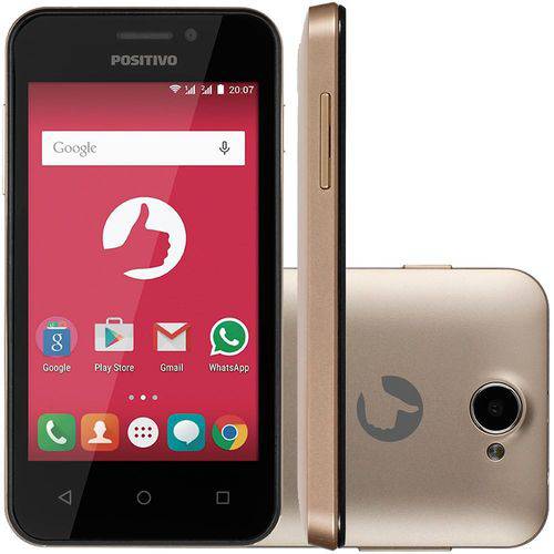 Smartphone Positivo One S420 3g Dual Sim 8gb Tela 4.0 Android 5.1- Dourado é bom? Vale a pena?