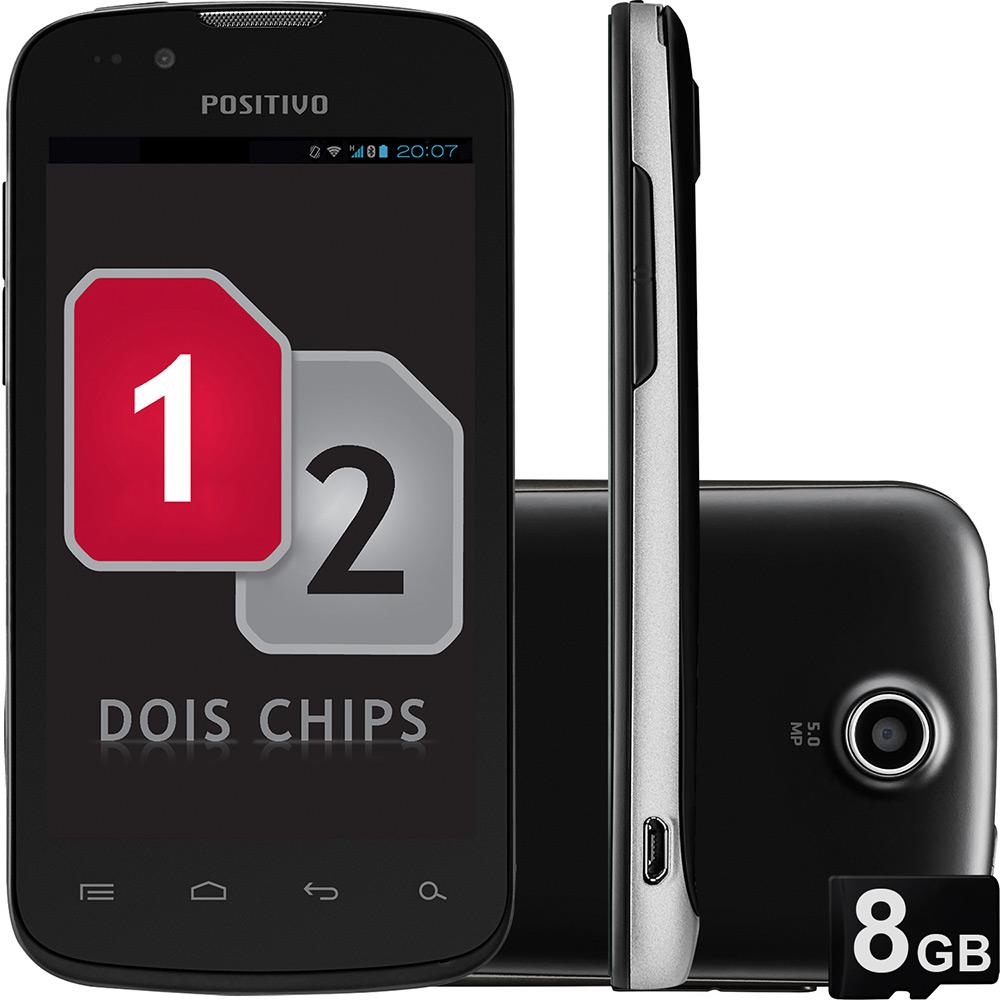 Smartphone Positivo S400 GSM Desbloqueado Preto Android 4.0 Dual Chip Tela Touchscreen 4" Câmera de 5MP 3G Wi-Fi Memória interna 4GB Cartão de 8GB é bom? Vale a pena?
