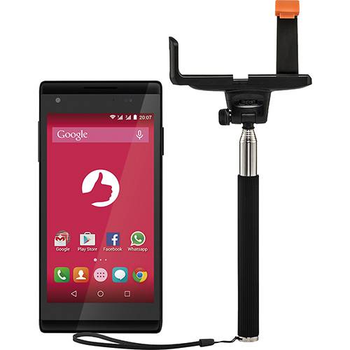 Smartphone Positivo S455 Android 5.0.2 (Lollipop) Tela 4.5" 8GB 3G Câmera de 5MP Bastão de Selfie - Preto é bom? Vale a pena?