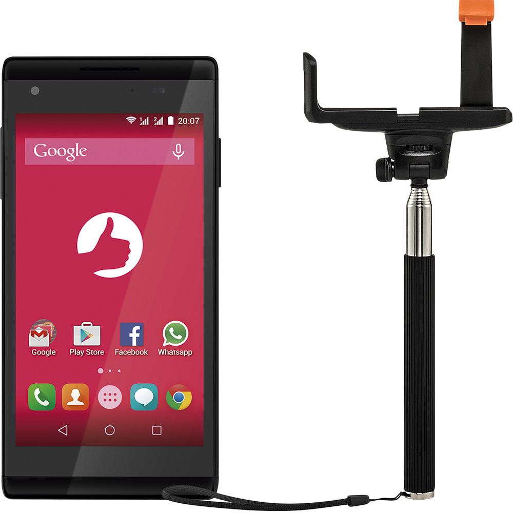 Smartphone Positivo S455 Android 5.0 Wi-Fi 3G 5MP 8GB Desbloqueado Oi Bastão de Selfie - Preto é bom? Vale a pena?