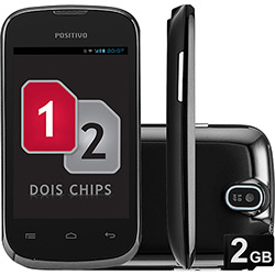 Smartphone Positivo S350 GSM Desbloqueado Preto Android 2.3 Dual Chip Tela Touchscreen 3.5" Câmera de 3MP 3G Wi-Fi Memória Interna 512MB Cartão de 2GB é bom? Vale a pena?