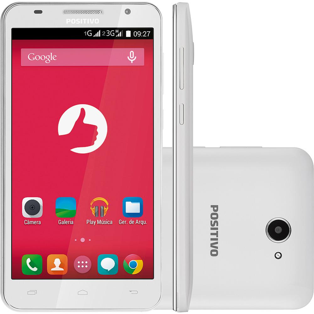 Smartphone Positivo S550 Dual Chip Desbloqueado Android 4.4 Tela 5.5" 4GB 3G Wi-Fi Câmera 5MP - Branco é bom? Vale a pena?