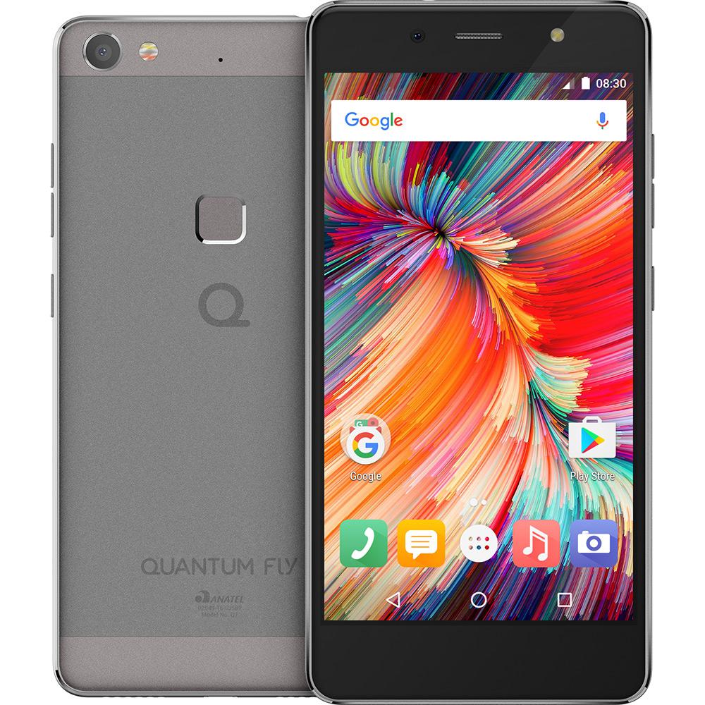 Smartphone Quantum Fly Dual Chip Android 6.0 Tela 5.2" Deca-Core de 64-Bit a 2.1 GHz 32GB 4G Câmera 16MP - Cinza é bom? Vale a pena?