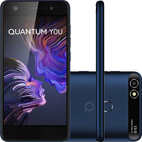 Smartphone Quantum You 32GB 3GB RAM Tela HD 5.0` Câmera 13MP - Azul é bom? Vale a pena?