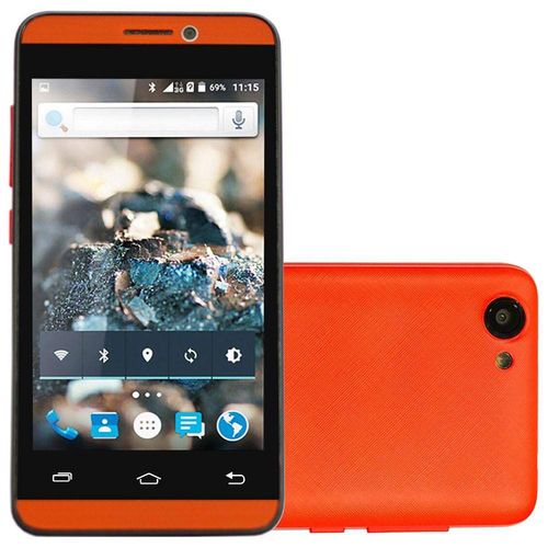 Smartphone Rockcel Quartzo Dual Aldo2303 Vermelho - Android 5.1, 4gb, Câmera 5mp, Tela 4" é bom? Vale a pena?