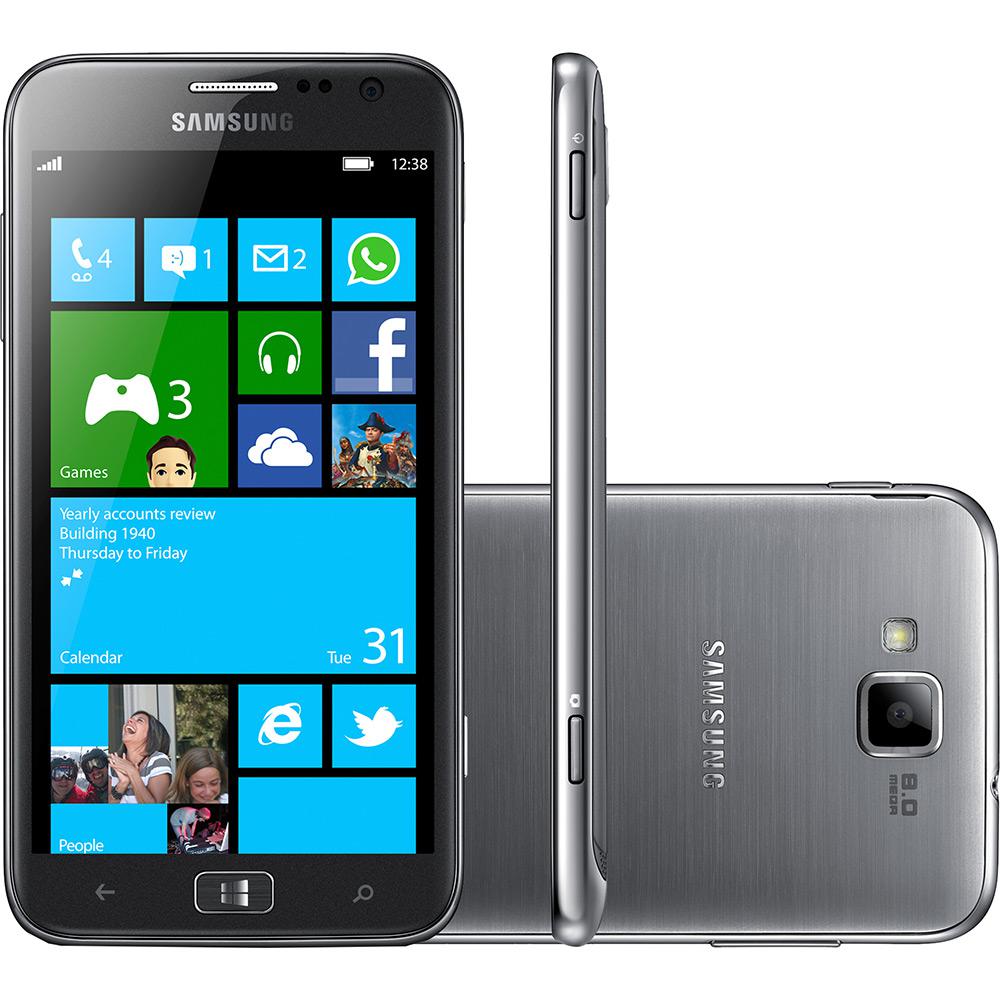 Smartphone Samsung Ativ S I8750 Desbloqueado Prata Windows Phone Câmera 8MP 3G Wi-Fi Memória Interna 16GB é bom? Vale a pena?