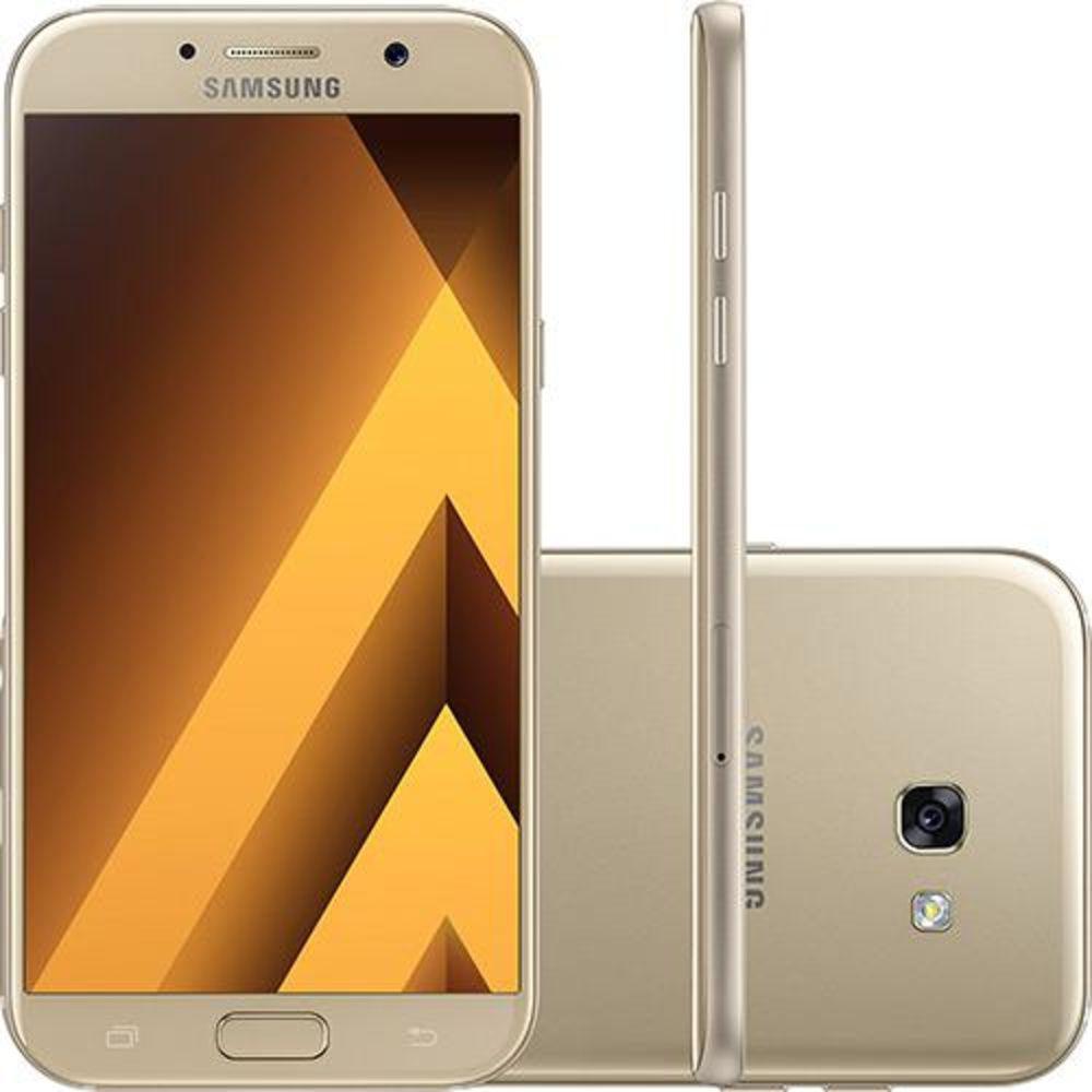 Smartphone Samsung Galaxy A7 2017 - Dourado é bom? Vale a pena?