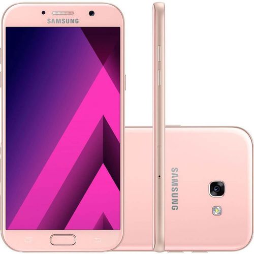Smartphone Samsung Galaxy A7 2017 Rosa 5,7" 32GB Dual Chip Câmera Frontal 16MP e 3GB de RAM é bom? Vale a pena?